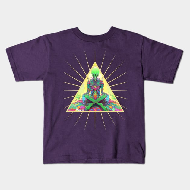 The Intergalactic Monarch Kids T-Shirt by Thoru.Art